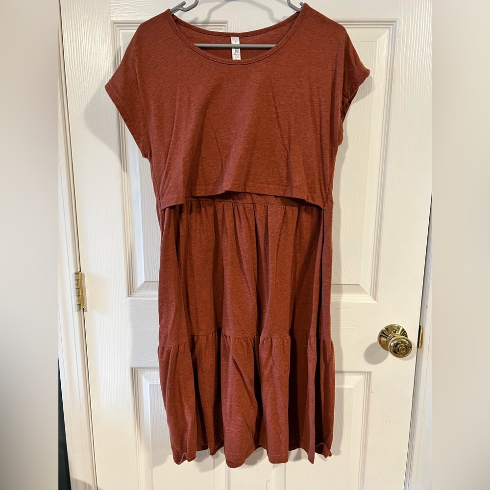 Latched Mama Large Mini Tier Dress GUC